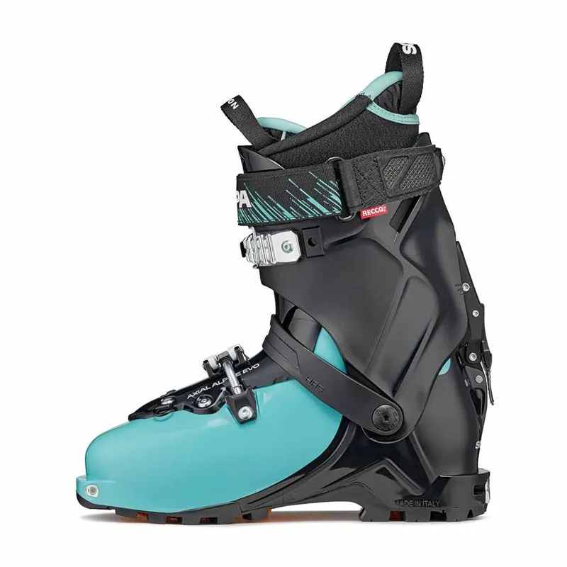 Scarpa Gea Womens Ski Touring Boot in Aqua Blue-2